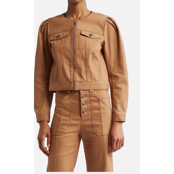 Cinq à Sept brown Utility Jacket - Picture 1 of 7